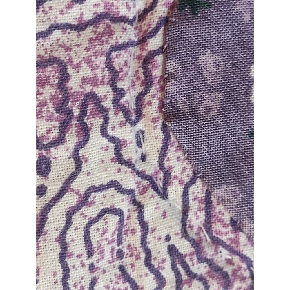 Vintage Flower Design Quilt Large 70 x 94 Full Size Hand Sewn Signed 1994 - Picture 16 of 16